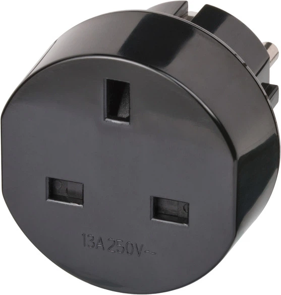 Adapter Brennenstuhl dla gniazda Euro i wtyczki angielskiej 13A 250V (4007123170739) - obraz 2