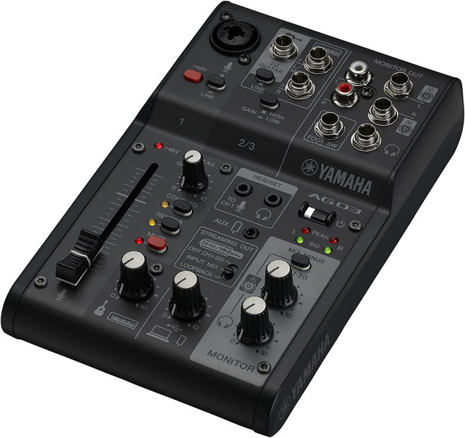 Аудиоинтерфейс Yamaha AG03 MKII Black – фото, отзывы