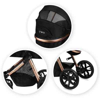 Коляска MoMi 2 в 1 Limuru Black (WOSP00029) - Фото 2 Коляска MoMi 2 в 1 Limuru Black (WOSP00029) - изображение 2