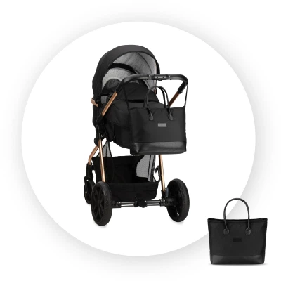Коляска MoMi 2 в 1 Limuru Black (WOSP00029) - Фото 4 Коляска MoMi 2 в 1 Limuru Black (WOSP00029) - изображение 4