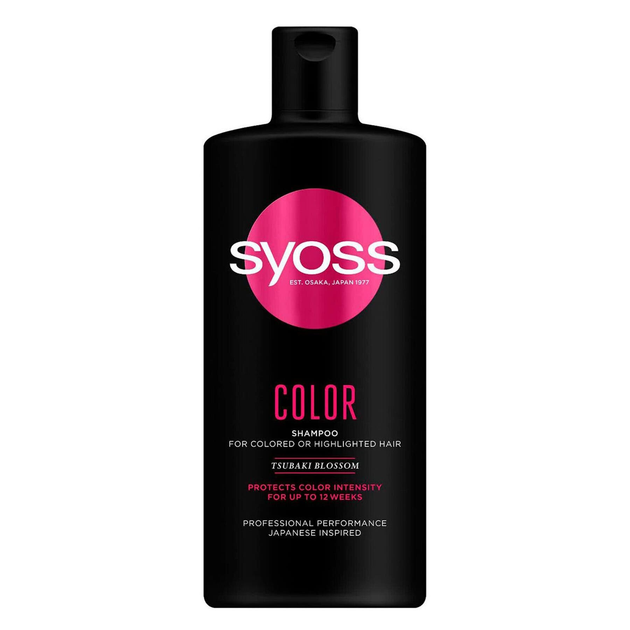 Шампунь SYOSS Color с цветком камелии для окрашенных и тонированных ...