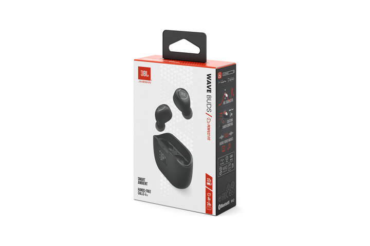 Наушники JBL Wave Buds Black (JBLWBUDSBLK) - изображение 11