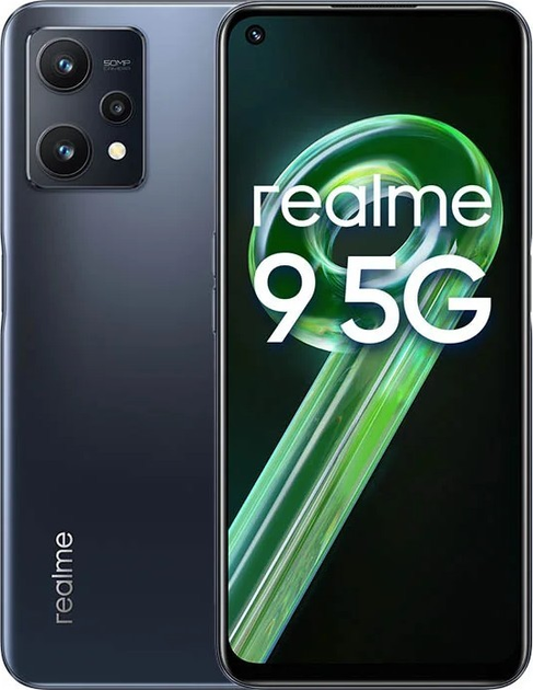 Smartfon Realme 9 5G 4/64GB Czarny (TKORALSZA0088) - obraz 1