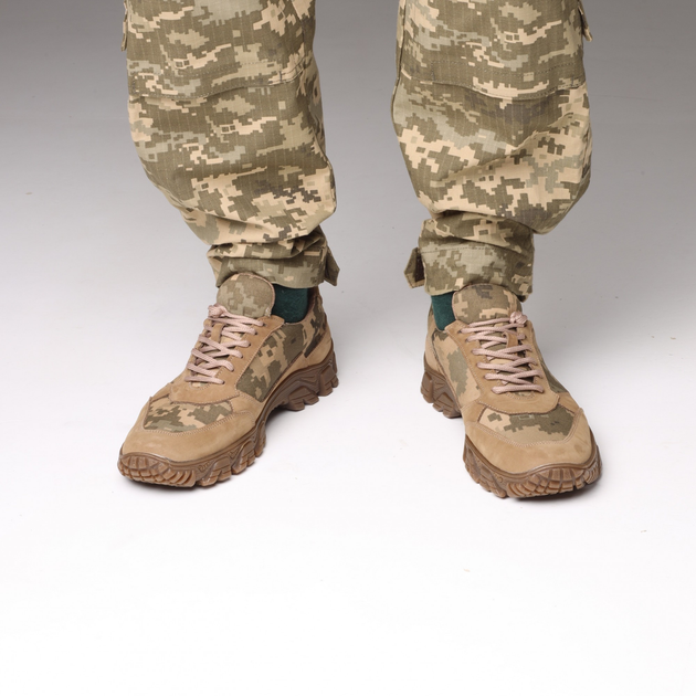 Тактические кроссовки военные пиксель, размер 45 - изображение 1