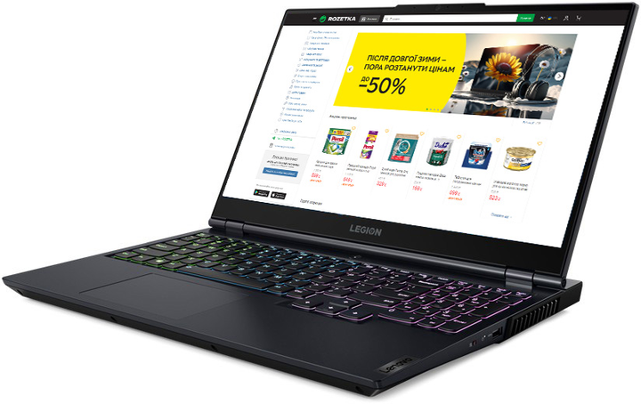 Ноутбук Lenovo Legion 5 15ITH6H (82JH00M0RA) Phantom Blue / Intel Core ...