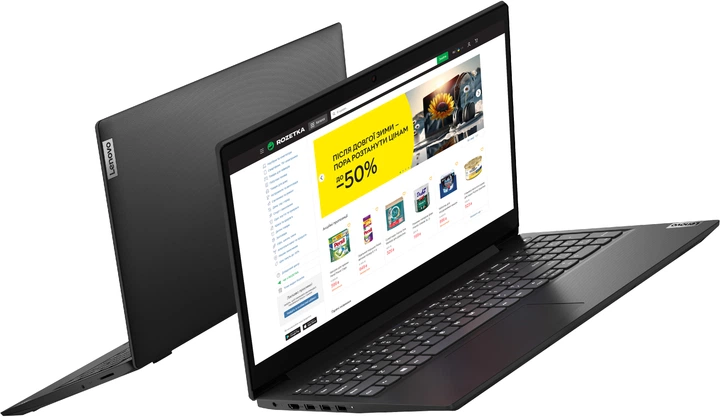 Ноутбук Lenovo IdeaPad 3 15IML05 (81WB011GRA) Business Black