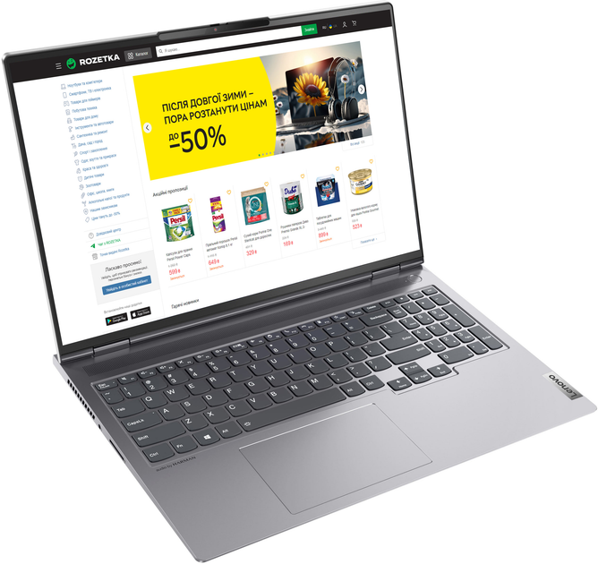 Ноутбук Lenovo ThinkBook 16p G2 ACH (20YM001VRA) Mineral Grey – фото ...