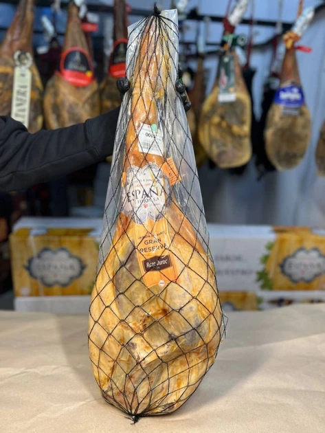 Хамон Espana Jamon Serrano Gran Reserva 50% Raza Duroc в/в 7-8кг - зображення 3