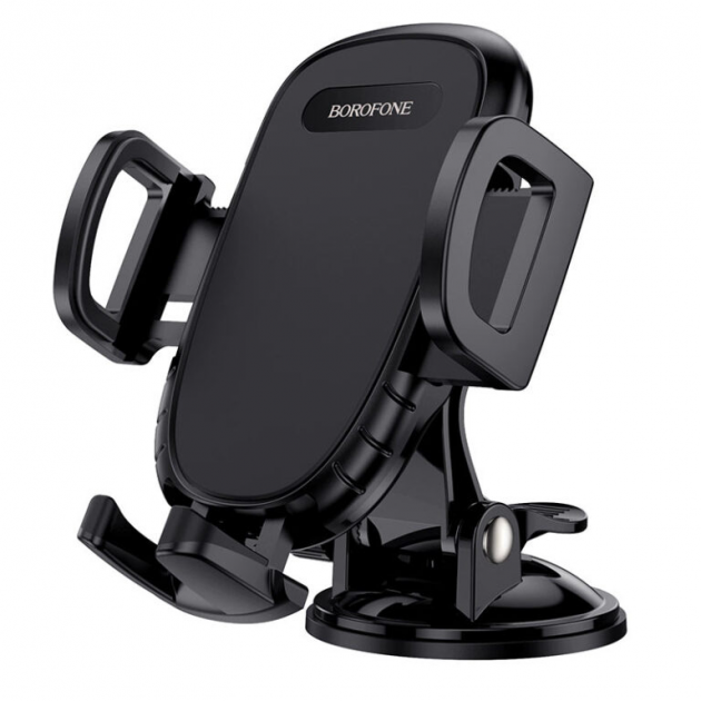 Універсальний автоутримувач BOROFONE Route push type suction cup car holder BH37 (4.5-6.5) black - Фото 1 Універсальний автоутримувач BOROFONE Route push type suction cup car holder BH37 (4.5-6.5) black - изображение 1