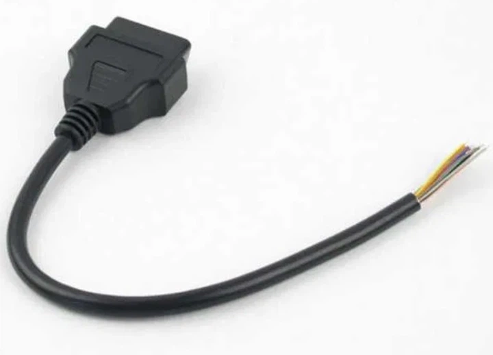 Кабель подовжувач OBD2 30см ОБД 16-pin МАМА під паяння розпаювання (622540457) Чорний - Фото 3 Кабель подовжувач OBD2 30см ОБД 16-pin МАМА під паяння розпаювання (622540457) Чорний - зображення 3