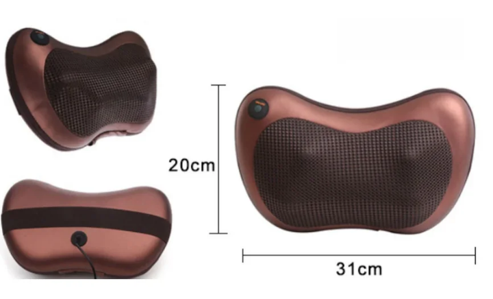 Массажер-подушка для шеи 8 роликов с прогревом Massage Pillow (5003) - Фото 5 Массажер-подушка для шеи 8 роликов с прогревом Massage Pillow (5003) - изображение 5