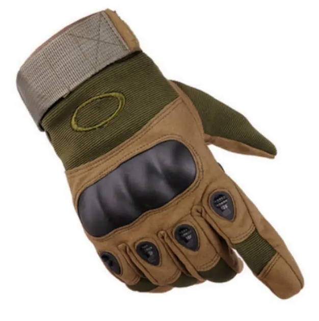 Перчатки тактические военные OY-002 M оливковый - изображение 1