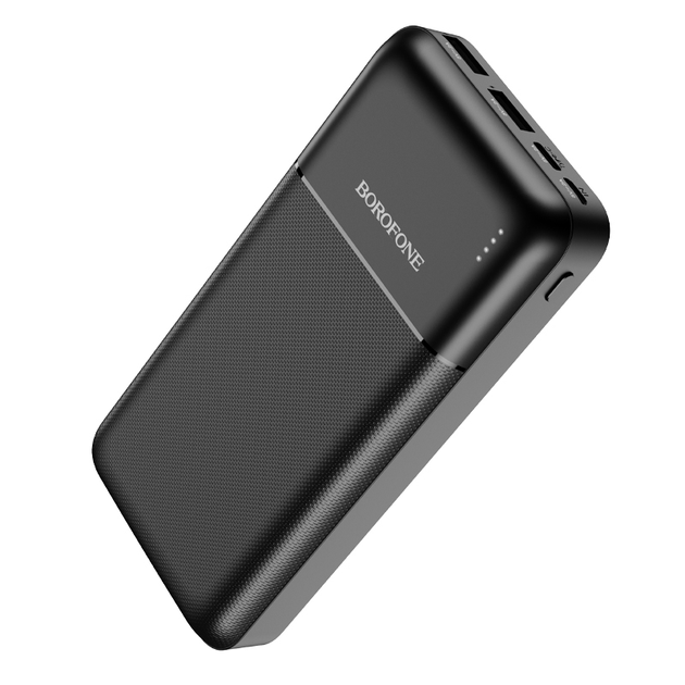 Повербанк ультра тонкий с LED индикатором 20000mAh BOROFONE BJ16A Cube |2USB, 2A| Черный - Фото 1 Повербанк ультра тонкий с LED индикатором 20000mAh BOROFONE BJ16A Cube |2USB, 2A| Черный - изображение 1