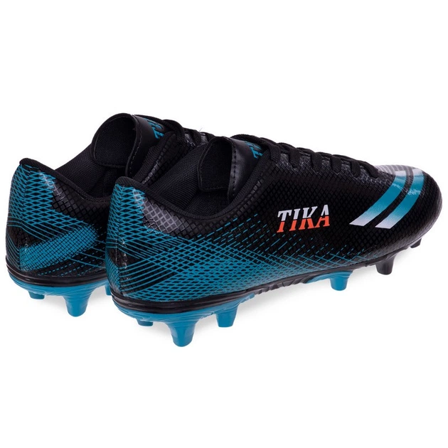 Бутсы футбольные Zelart Tika 2001-39 размер 44 Black-Blue - Фото 4 Бутсы футбольные Zelart Tika 2001-39 размер 44 Black-Blue - изображение 4