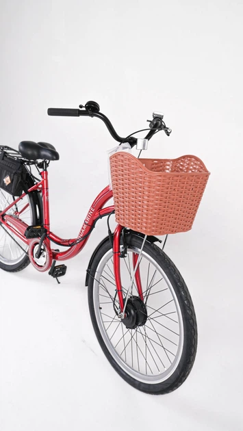 Электровелосипед Dorozhnik Akvamarin 2 (26" 36V 500W 16Ah) Красный - изображение 8