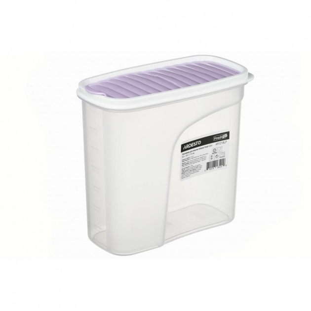 Емкость для сыпучих продуктов Ardesto Fresh 1.8 л Purple (AR1218LP) - изображение 1