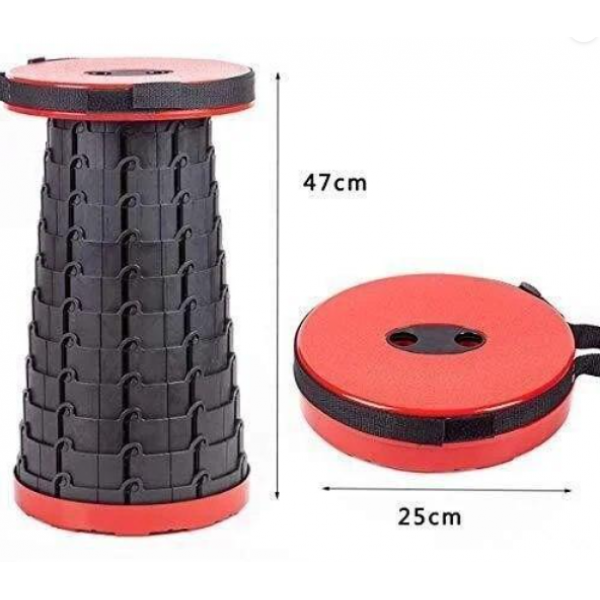 Стул складной туристический 47 см Telescopic stool Раскладной телескопический стул для пикника, рыбалки f562 - изображение 3