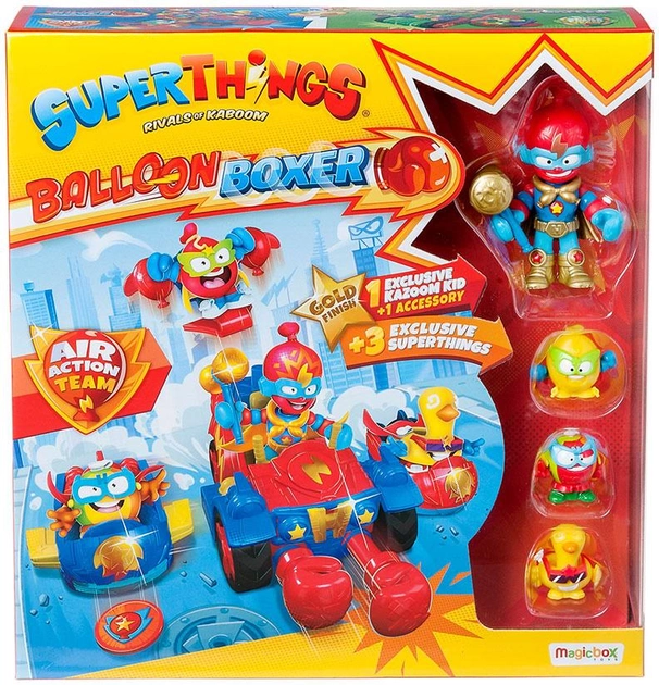 Ігровий набір SuperThings Kazoom Kids Ballon Boxer (8431618016626) (PSTSP414IN00) - зображення 1