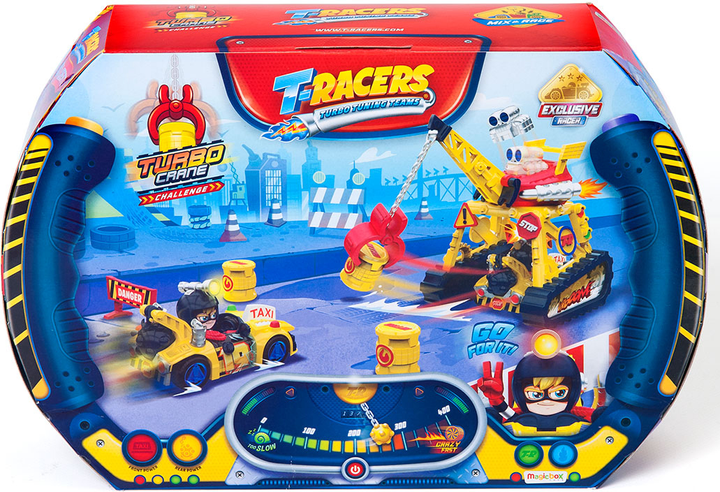 Ігровий набір T-Racers Турбокрани з аксесуарами (8431618015711) - зображення 2