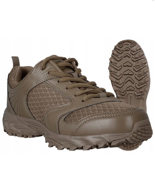 Сверхпрочные и универсальные кроссовки из искусственной кожи для оптимальной поддержки и защиты Mil-Tec Койот 41 размер - изображение 1