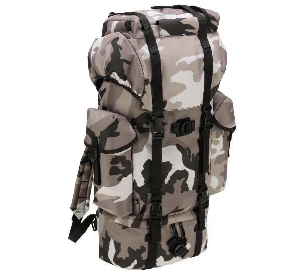 Рюкзак боевой на плечи мужской армейский ранец Brandit съемный поясной ремень Камуфляж хранение и защита вашего снаряжения прочный и удобный для ношения в течение всего дня - изображение 1