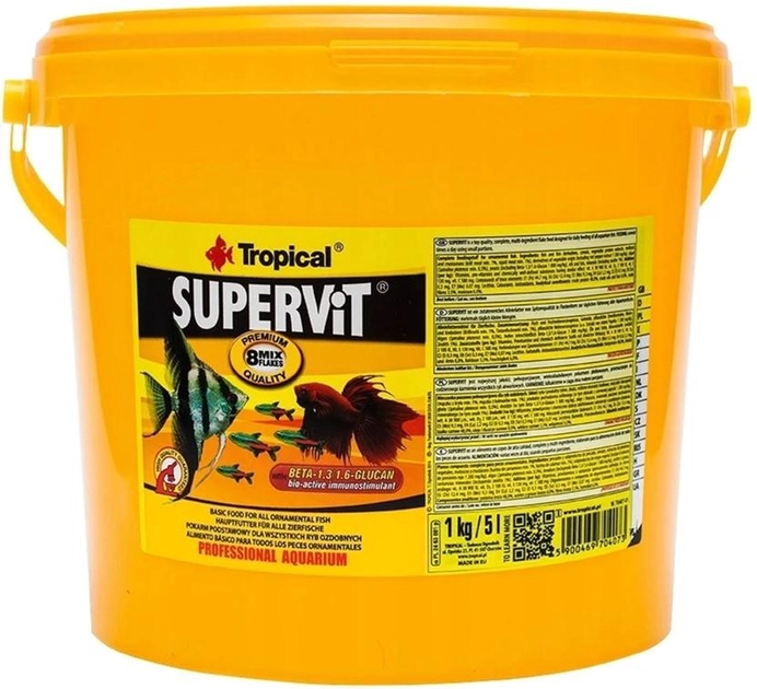 Tropical SuperVit płatki dla rybek akwariowych 5L (5900469704073) - obraz 1
