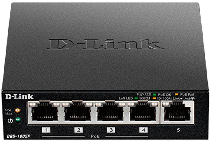 Switch D-Link DGS-1005P - obraz 1