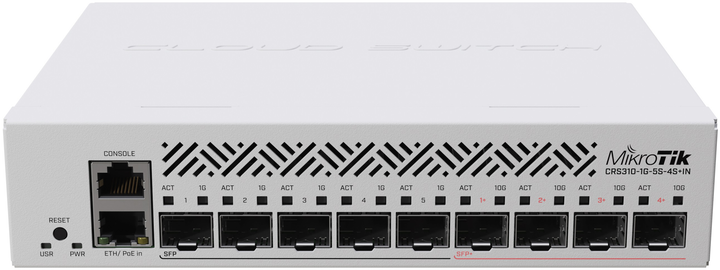 Комутатор MikroTik CRS310-1G-5S-4S+IN - зображення 1