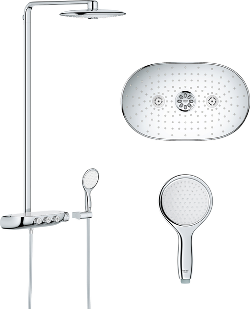 Душевая система с термостатом GROHE Rainshower System SmartControl ...