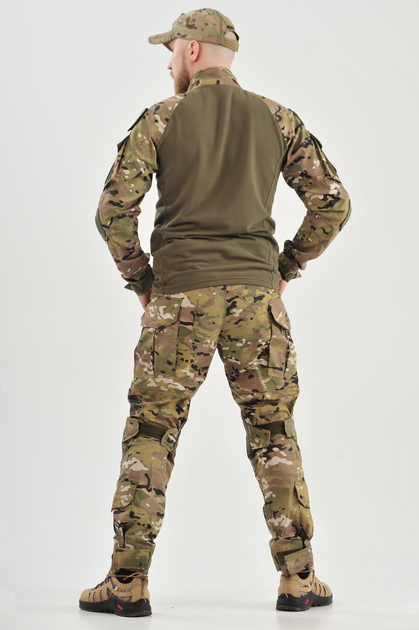 Військова тактична форма ЗСУ з регульованими наколінниками Камуфляж Мультикам 48 розмір - зображення 2