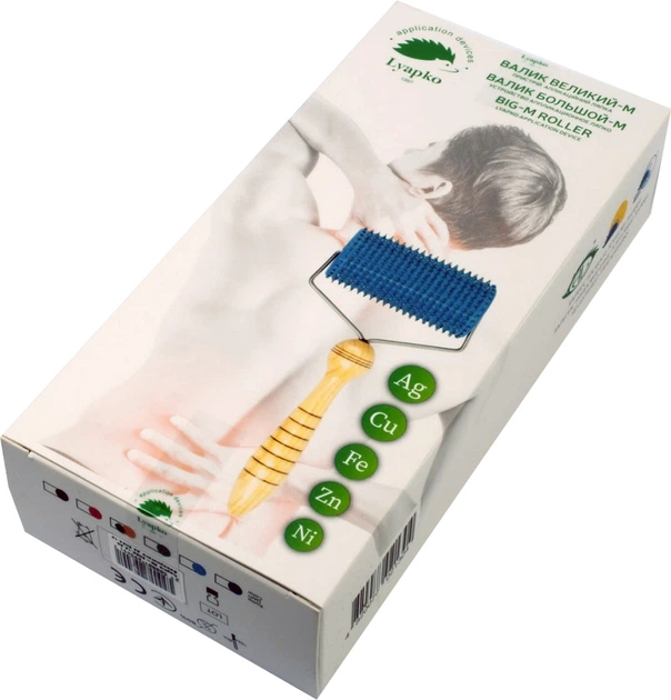 Аппликатор Ляпко Валик большой М 5.0 Ag Blue (4820077021304_blue) - изображение 2
