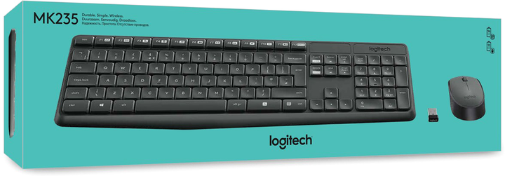 Zestaw bezprzewodowy Logitech MK235 (920-007931) - obraz 12