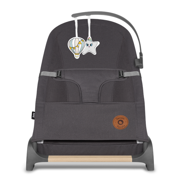 Детский шезлонг Lionelo JUNE AIR GREY GRAPHITE - изображение 4