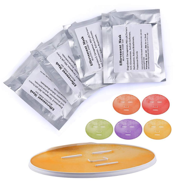 Коллагеновые таблетки для производства гидрогелевых масок SUNROZ Face Mask для лица в домашних условиях (32 шт) - изображение 8