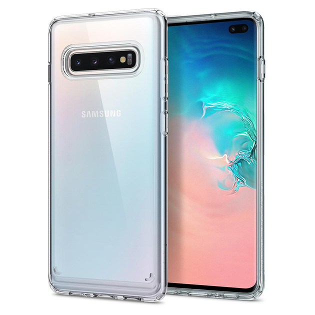 Чехол Spigen Ultra Hybrid для Samsung Galaxy S10 Plus Crystal Clear ...