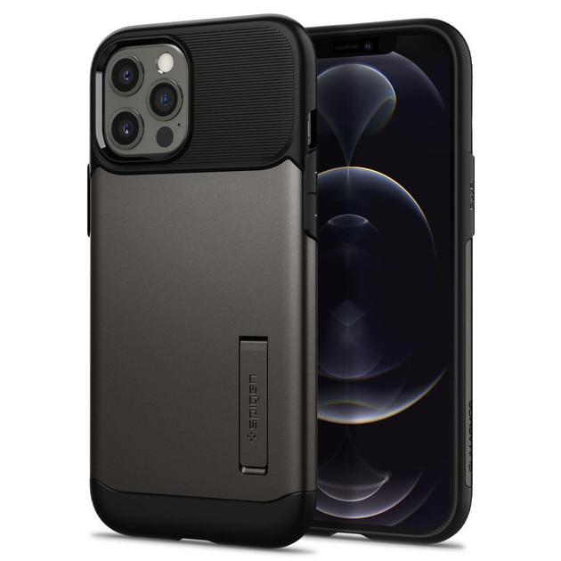 Чехол Spigen для iPhone 12 Pro Max Slim Armor Gunmetal (ACS01480 ...