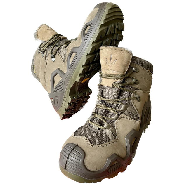 Тактичні черевики Single Sword Хаки, водонепроникне взуття для військових. 45 - зображення 2
