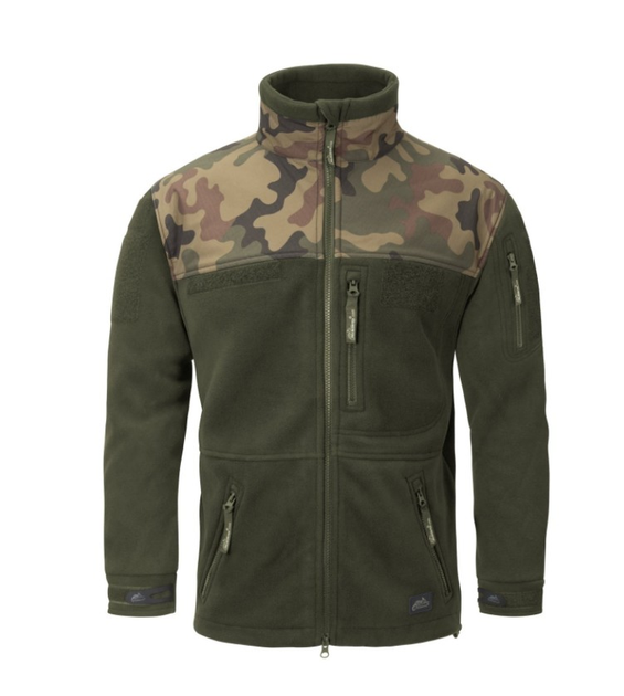 Куртка чоловіча флісова Polish Infantry Jacket - Fleece Helikon-Tex Olive Green/PL Woodland XL Тактична - зображення 2