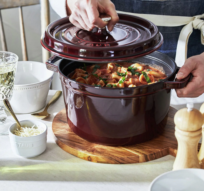 Каструля Staub Cast Iron 12,5 л 34 см бордова (1103487) - изображение 3
