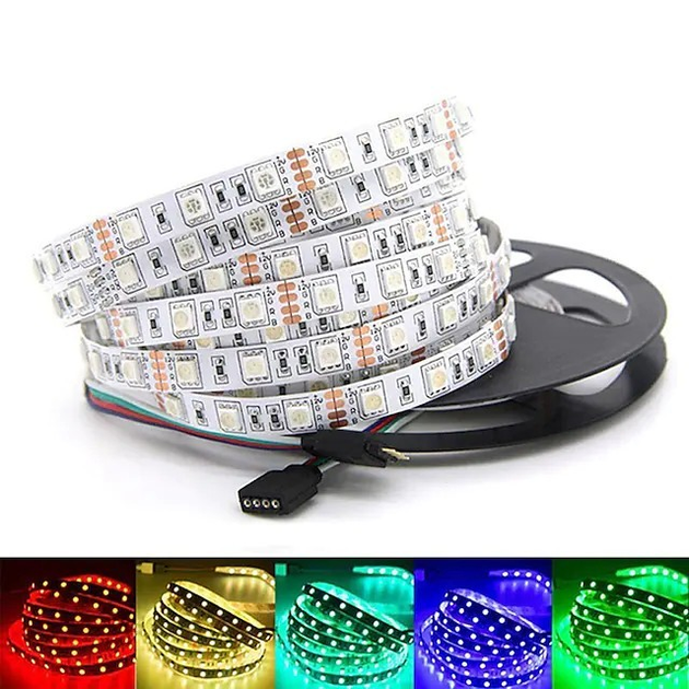 Самоклеющаяся светодиодная rgb LED лента L-05м – фото, отзывы ...
