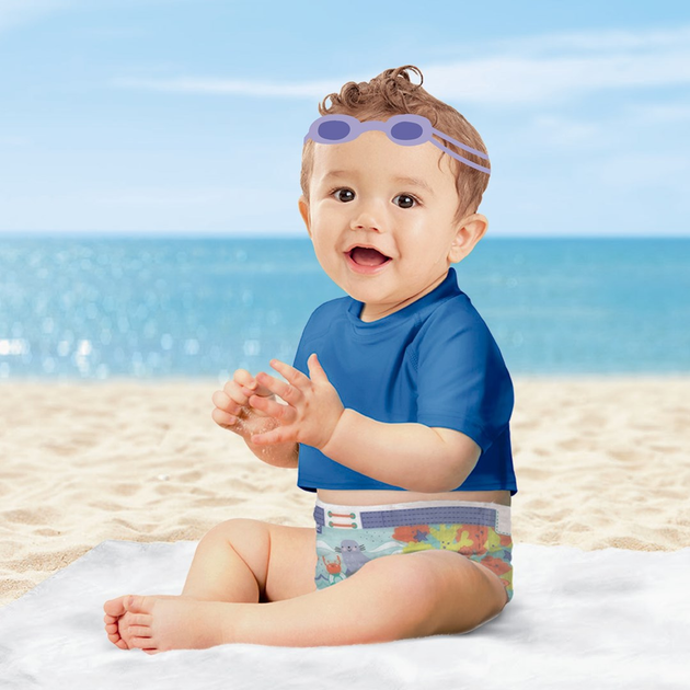Трусики для плавання Pampers Splashers Розмір 3-4 (6-11 кг) 12 шт (8001090698346) - зображення 6