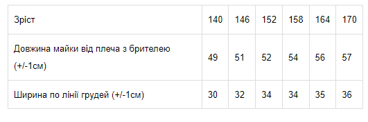 Майка на бретелях для дівчинки (підліткова) Носи своє 164 Чорний (p-6753-49616) - изображение 3