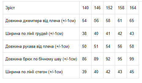 Подростковая пижама для девочки Носи своє 6076-024-33-2 170 см Серая с сердечками (p-4255-97051) (p-4255-97051) - изображение 3