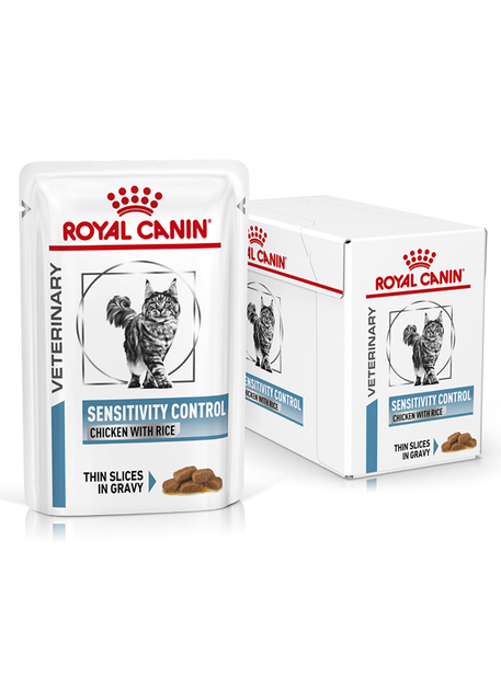 Упаковка влажного корма Royal Canin Sensitivity Control для кошек ...