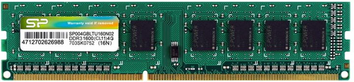 RAM Silicon Power DDR3-1600 4096MB PC3-12800 (SP004GBVTU160N02/SP004GBLTU160N02) - obraz 1