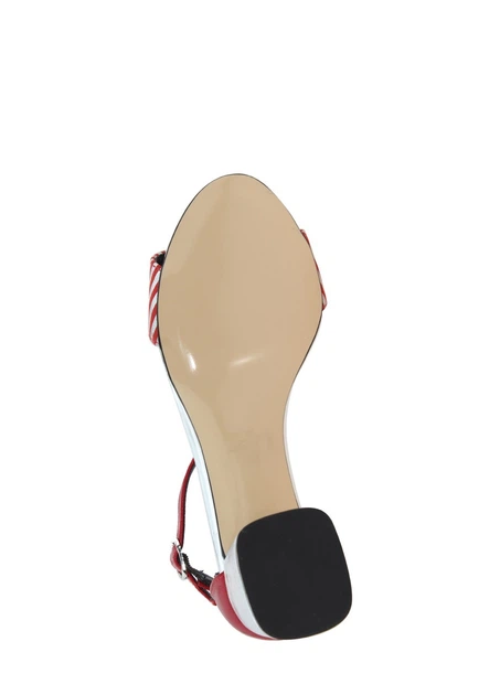 Босоніжки Classic Style R9211 37 23.5 см Червоний-срібло (H2000029747663) - зображення 6