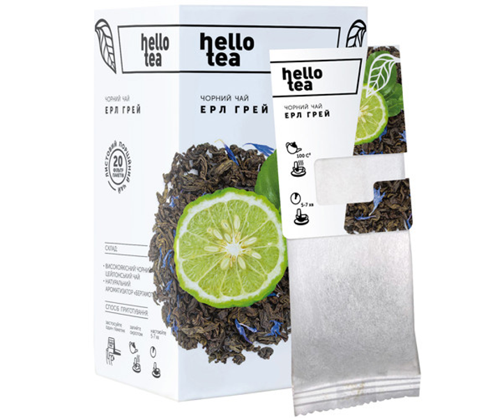 Чай черный Hello Tea Эрл Грей фильтр-пак 20 шт от продавца: Enjoyment ...