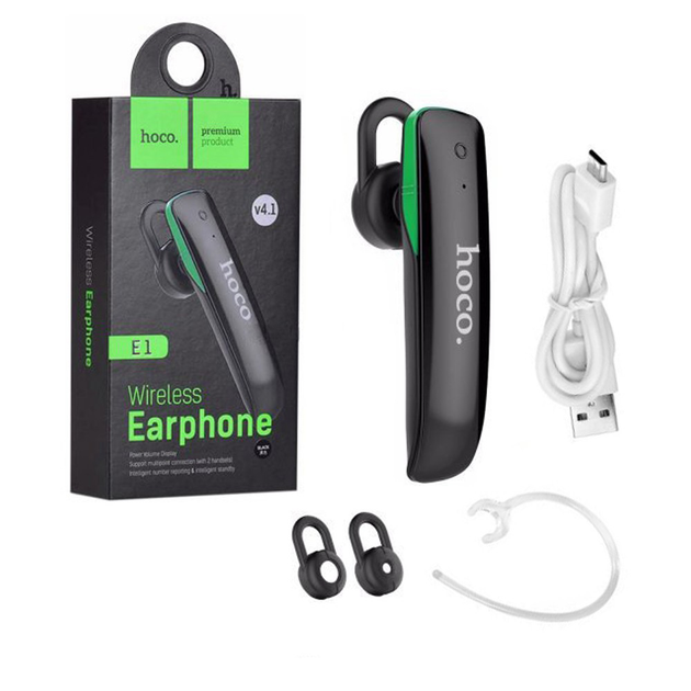 Беспроводная гарнитура Hoco E1 wireless Bluetooth Earphone Black – фото ...