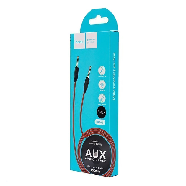 Кабель Hoco UPA11 AUX audio cable Black – фото, отзывы, характеристики ...