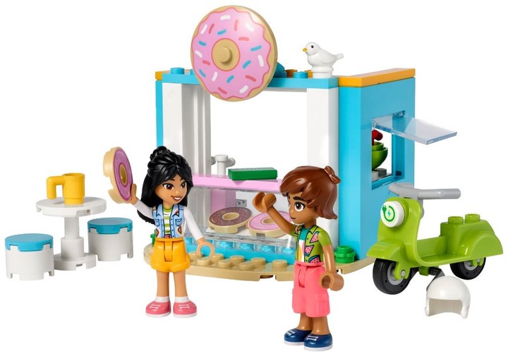 Zestaw klocków LEGO Friends Cukiernia z pączkami 63 elementy (41723) - obraz 2